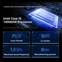 Mini PC Minisforum G7 Pro (i9-14900HX+5070) con Gráficos RTX5070/14ª Generación, Mini Computadora de Alto Rendimiento para Juegos