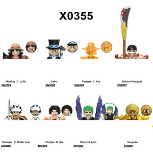Nouvelle figurine de collection Nika Five Gear <span class=keywords><strong>Lufy</strong></span>, mini blocs de construction, jouets d'assemblage, cadeau pour enfants - Product Image 3