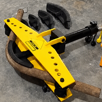 Nueva Máquina Dobladora de Tubos Hidráulica, Herramienta Hidráulica Manual para Acero y Hierro de 10 mm, Dobladora de Tubos Manual con Mandril