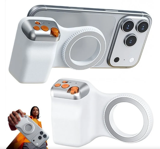 Portable Magnetic BT Phone Shooting Grip Handheld Stabilizer Wireless Remote Adjustable