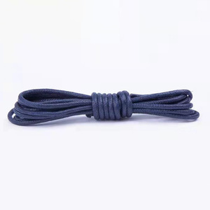 Tali Sepatu Katun Berlapis Lilin Bulat, Tali Sepatu Boot Berlapis Lilin Tebal 2.5mm, Dapat Dibuat Dalam Warna Lain - Product Image 6