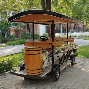 Vélo de fête du fabricant à pédale simple en alliage d'aluminium, bar mobile, bus touristique urbain, vélo pub, chariot à bière - Product Image 5