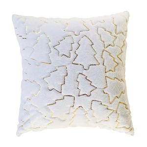 Amity Fábrica Atacado Single Sided Plush Natal Ouro e Prata Lantejoula Bordado Decoração Almofada Cobre Uso Doméstico Sofás - Product Image 5