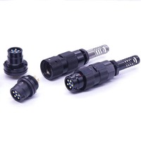 Connecteur audio en cuivre circulaire U283 - 5 broches 6 broches Prise et fiche mâle d'aviation - Étanche IP68 15A 500V