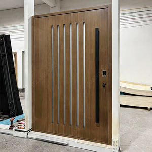 Desain mewah perumahan kustom pusat warna pintu Pivot desain baru pintu Pivot depan mewah Eropa - Product Image 3