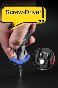 Ngoài Trời Công Cụ Cầm Tay An Toàn Búa Vành Đai Chỗ Ngồi Cắt Mạnh Mẽ Nam Châm Mini COB Làm Việc Ánh Sáng <span class=keywords><strong>LED</strong></span> Lều Đèn Với Vít-Lái Xe Nạp Tiền - Product Image 3