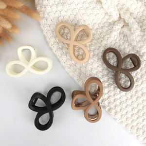 إكسسوارات شعر نسائية عصرية جديدة، مشابك شعر بسيطة وأنيقة بلون واحد، مشابك شعر صغيرة بتصميم عتيق ومطفي - Product Image 1