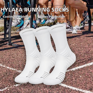 Calcetines de Compresión Gruesos <span class=keywords><strong>JINGOU</strong></span> 2026 para Correr, para Hombre, Coolmax, Antiampollas, Acolchados, Suministro ODM, Absorben la Humedad, Sin Costuras - Product Image 2