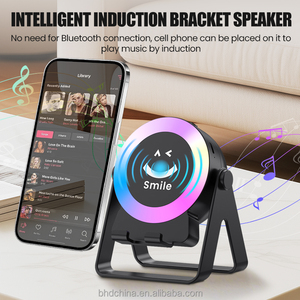 Salvaspazio altoparlante Bluetooth Smart staffa Design doppio uso Auto Play altoparlante di ricarica altoparlante senza fili - Product Image 6