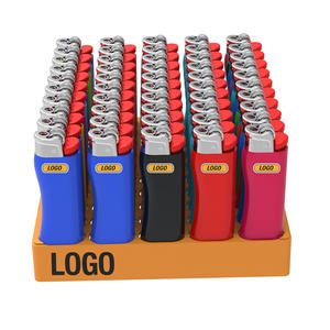 Encendedor de <span class=keywords><strong>Gas</strong></span> Flint de Diseño Moderno, Encendedor de Butano Portátil Recargable, Isqueiro de Plástico, Encendedor de Cigarrillos Personalizado - Product Image 1
