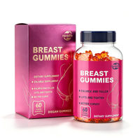Gummies pour l'amélioration mammaire - Complément alimentaire pour femmes, agrandissement et raffermissement naturels, 60 gummies, OEM disponible