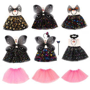 Costume da donna <span class=keywords><strong>con</strong></span> <span class=keywords><strong>ali</strong></span> d'angelo da fata vestiti da bambino <span class=keywords><strong>con</strong></span> gonna tutù e fascia per feste di compleanno Diwali - Product Image 2