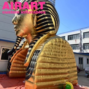 गोल्डन ट्यूनखामुन चरित्र inflatable, inflatable फिरौन चरित्र सुरंग प्राचीन मिस्र प्रदर्शनी सजावट के लिए inflatable आर्क - Product Image 3