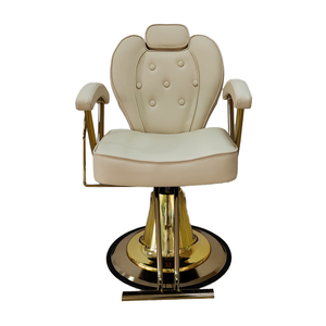 Sillón de Salón de Belleza Reclinable, Ajustable en Altura, de Cuero Sintético Resistente, para Barbería y Salón de Belleza - Product Image 4