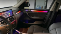 Kit d'éclairage LED dynamique et coloré de style galactique pour l'intérieur de voiture BMW X3 X4 F25 F26 2012-2017