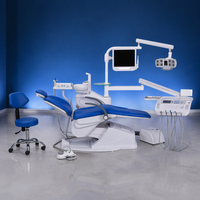 Fauteuil dentaire de luxe avec 9 positions mémoire, dossier métallique CE, tubes importés, fauteuil dentaire électrique, équipement dentaire pour clinique