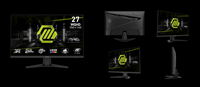 Écran MAG 274QF X24 240Hz avec taux de rafraîchissement AMD FreeSync Premium, dalle IPS, 130% sRGB, temps de réponse de 0,5 ms, format 16:9, design exclusif