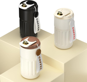 Vaso Térmico Inteligente Ecológico de Acero Inoxidable de 450 ml, Vaso Aislado al Vacío con Pantalla de Temperatura y Logotipo Personalizado - Product Image 2