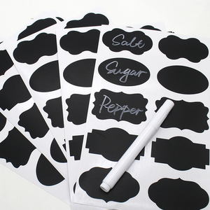 Bảng đen nhãn cho lưu trữ thùng, máy rửa chén an toàn tái sử dụng nhãn cho hộp đựng thực phẩm, có thể tháo rời không thấm nước Mason Jar nhãn - Product Image 1