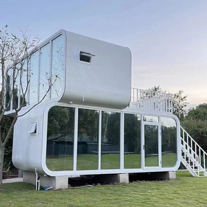Casas Contenedor Modernas de Alta Calidad de 20 pies y 40 pies, Tipo Cabaña Apple, Duraderas, con Diseño de Cápsula Espacial para una Vida Cómoda - Product Image 1
