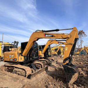 Gran oferta de excavadora Sany 95C Pro usada de 9 toneladas con caja de cambios de motor de alta eficiencia y bomba en buenas condiciones de trabajo a la venta - Product Image 1