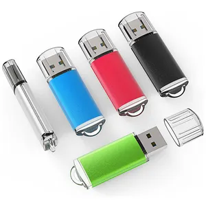 Clé USB en plastique coloré 8 Go 4 Go de stockage 16 Go 3.0 clé Ensemble de clés USB personnalisées Bâtons de mémoire mémoire petite clé USB