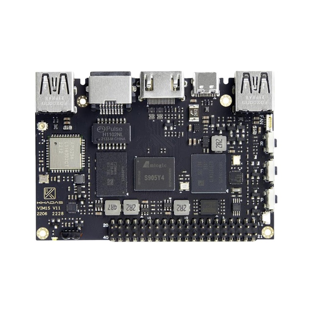 Khadas VIM1S single board computer Amlogic S905Y4 2GB 16GB Support 2.4G/5G WiFi 5.0, Multi-Video Dec