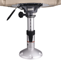 HANSE – socle réglable en Aluminium marin pour siège de bateau de haute qualité et poli