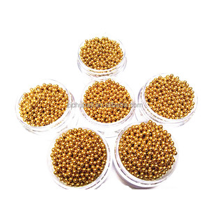 Billes en laiton massif de haute qualité allant de 0.5mm à 50mm avec traitement de galvanoplastie à filetage forable - Product Image 2