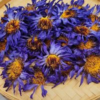 Lotus bleu frais aux herbes