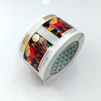 Etiquette personnalisée estampage de luxe de haute qualité pour produits en PET, impression d'autocollant de taille gaufré étanche pour vêtements