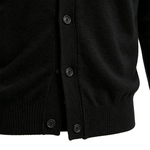 Suéter de <span class=keywords><strong>Hombre</strong></span> con <span class=keywords><strong>Botones</strong></span>, Estilo Clásico, Tejido Elegante, Cuello Camisero, Diseño Simple, Personalizado OEM - Product Image 4
