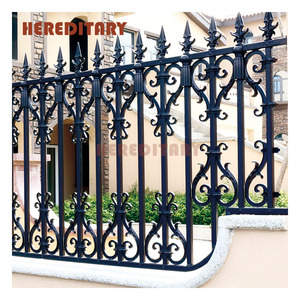 Decorative Garden <strong>Metal</strong> Fencing Wall <strong>Spike</strong> <strong>Fence</strong> Post Aluminum Alloy Garden <strong>Fence</strong> - Product Image 2