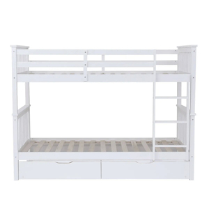Certificat EN747 Mobilier moderne en bois massif en MDF Lit en bois de rangement <span class=keywords><strong>blanc</strong></span> bon marché pour enfants Lit pour enfants - Product Image 2