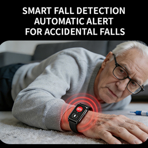 Reloj SOS para Personas Mayores con Rastreo GPS, Botón <span class=keywords><strong>de</strong></span> Pánico, Monitor <span class=keywords><strong>de</strong></span> Salud, Integración con la Nube, Detección <span class=keywords><strong>de</strong></span> Caídas, Alarma, <span class=keywords><strong>Cuidado</strong></span> <span class=keywords><strong>de</strong></span> la Salud - Product Image 5