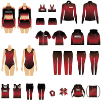 Normzl One Stop Gymnastique Justaucorps Cheer Pratique Porter Échauffement Veste Cheerleading Survêtements Cheerleader Accessoires