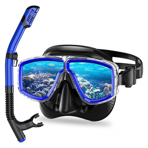 Máscara de Snorkel y Set de Snorkel HhaoSport, Talla Única, Equipo de Buceo de PVC y Silicona para Natación y Snorkel - Product Image 2