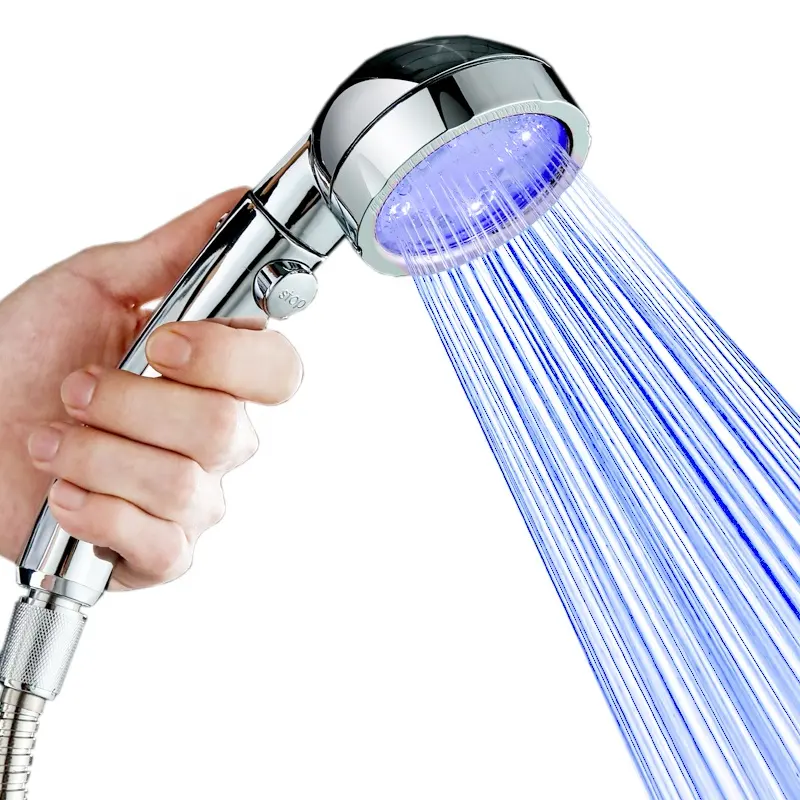 Nieuwe Collectie! Water Power 1-Kleur In Wit Badkamer Batterij Waterdichte Douche Licht