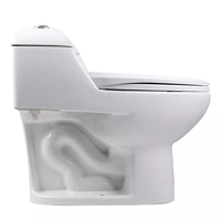 Sanitaires sud-américains, sanitaires de salle de bain modernes et bon marché, WC en céramique blanche, ensemble de toilettes, une seule pièce, inodoro