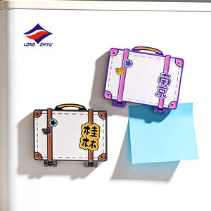 Imán de Nevera 2D de Metal de Longzhiyu, Fabricante de Metales con 20 Años de Experiencia, Adhesivo con Logotipo Personalizado <span class=keywords><strong>para</strong></span> Decoración de Oficina y Hogar - Product Image 1