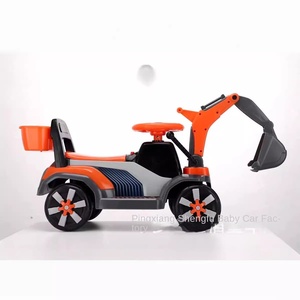 Escavatore Elettrico Giocattolo Unisex Grande, Veicolo Cavalcabile a Batteria con Telecomando, Modello in Plastica di <span class=keywords><strong>Macchina</strong></span> da Costruzione - Product Image 2