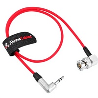 Cable de sincronización Tentacle Sync de Alvin's Cables, conector TRS de 3.5mm a BNC macho a hembra, cable de sincronización de tiempo ultra suave, compatible con C70/C300 MK II/C500, etc.