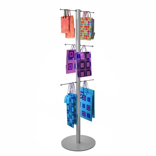 Handbag Display Stand Tree Shape Metal Gripesack Display Rack with Fixed Hook for Retail Shop — view 5