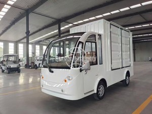 Camioneta eléctrica de 2 plazas con tracción en las cuatro ruedas para pasajeros y autobús y coche turístico de carga - Product Image 6