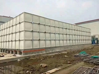 Réservoir d'eau en FRP/acier inoxydable/acier au carbone assemblé Équipement de stockage d'eau d'incendie Grand réservoir étanche Fabricant d'équipement de traitement de l'eau