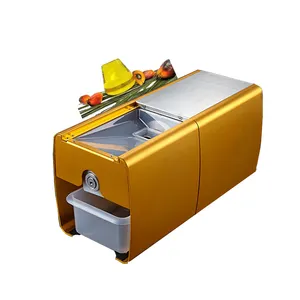 Kleine Haushalts goldene Farbe Sesam Hanf Samen Erdnussöl Extraktor Presser Maschine