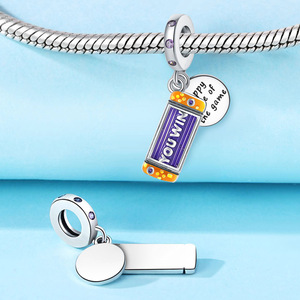 Original white copper <b>bead</b> <b>bracelet</b> - colorfast game console pendant, personalized accessory for men and women - Product Image 5