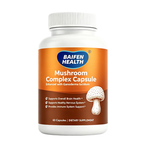Cápsulas de Hongos Complejos 10 en 1, Superalimento, Melena de León, Reishi, Apoyo para la Memoria, Suplemento Herbal, Paquete Personalizado OEM - Product Image 1