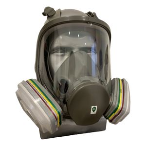 6800 masker wajah penuh, peralatan Respirator Gas silikon wajah dapat digunakan kembali - Product Image 2