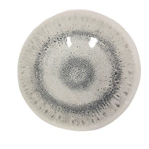 Rétro Splash-Ink Mélamine Dîner Ensemble Commerce Extérieur Fourniture Ins Style Irrégulier Assiette Saladier Vaisselle Motif Type Plante - Product Image 6